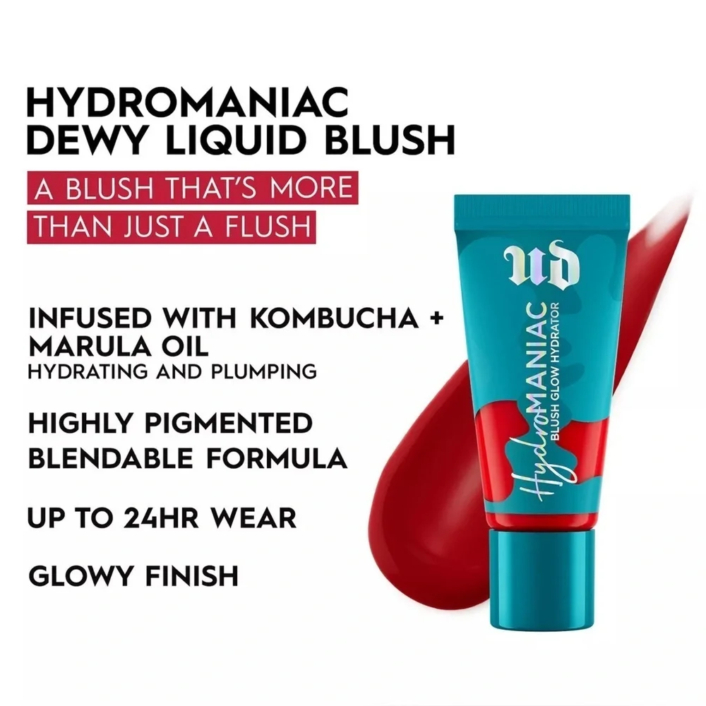 Urban Decay Hydromaniac Dewy Liquid Blush red flag